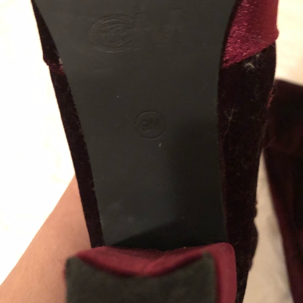 OTK Velvet Boots - Picture 2 of 2